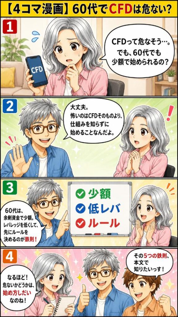 4コマ漫画_60代向けCFDの始め方